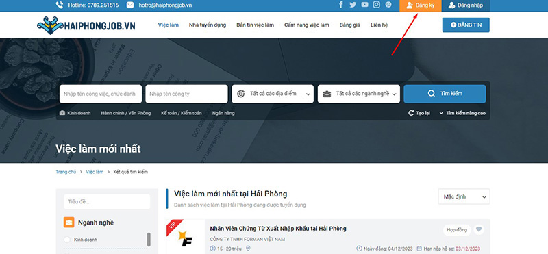 Hướng dẫn nộp CV