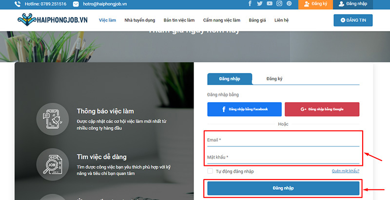 Hướng dẫn cách nộp CV