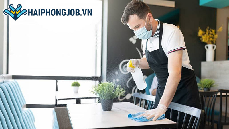 tạp vụ nhà hàng